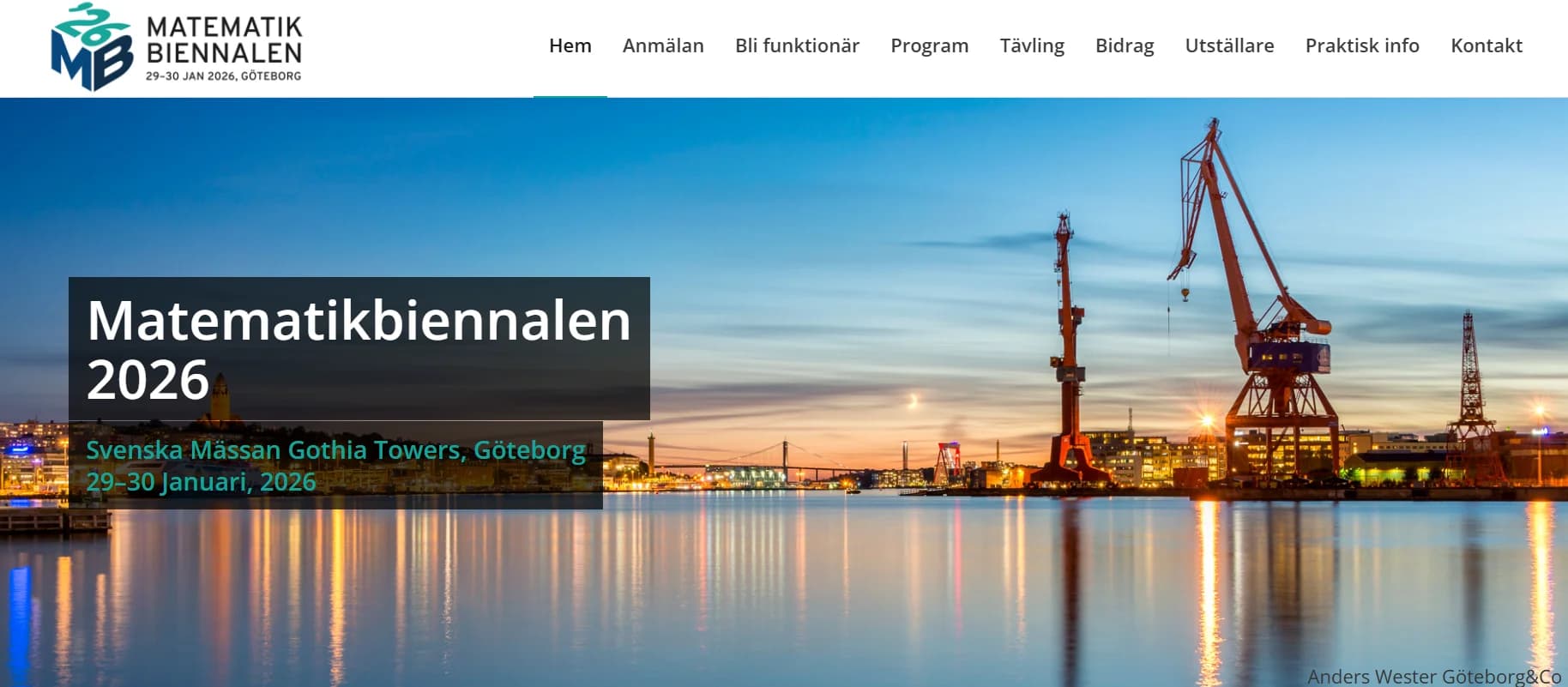 Matematikbiennalen 2026 - Föreläsning